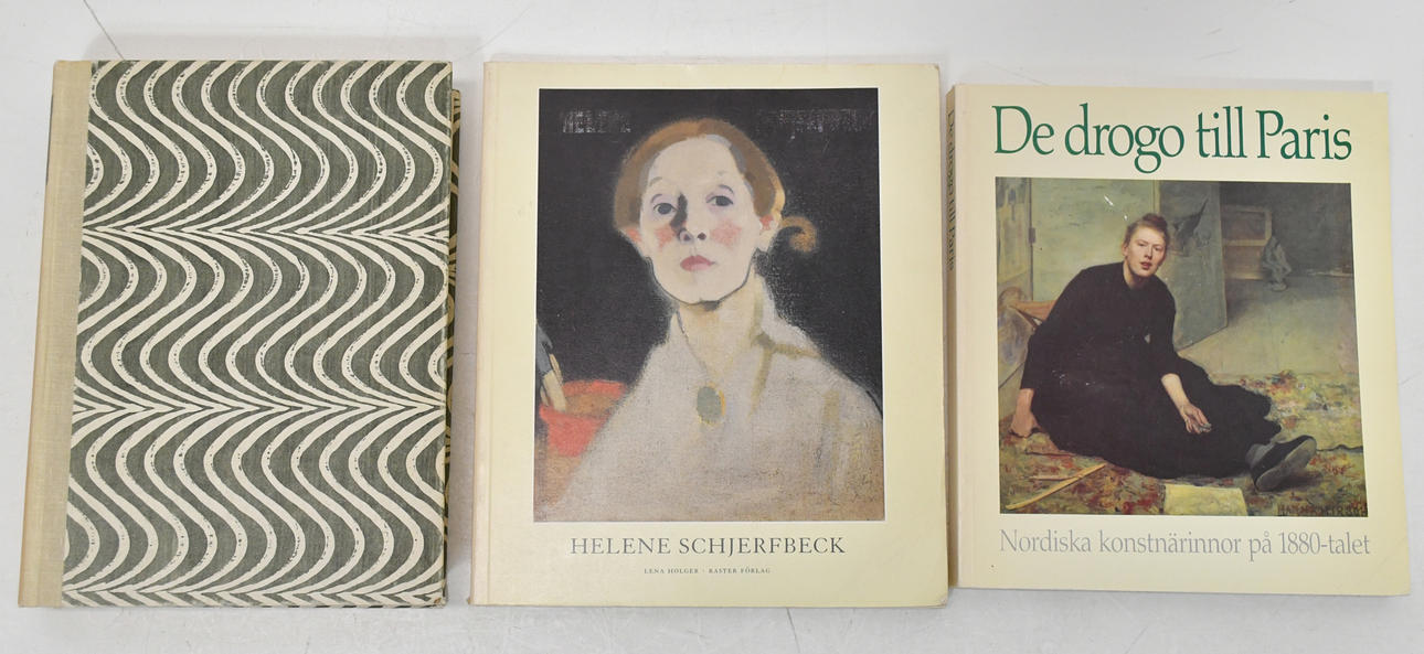 Svenska konstnärinnor & Helene Schjerfbeck. 3 Volymer.