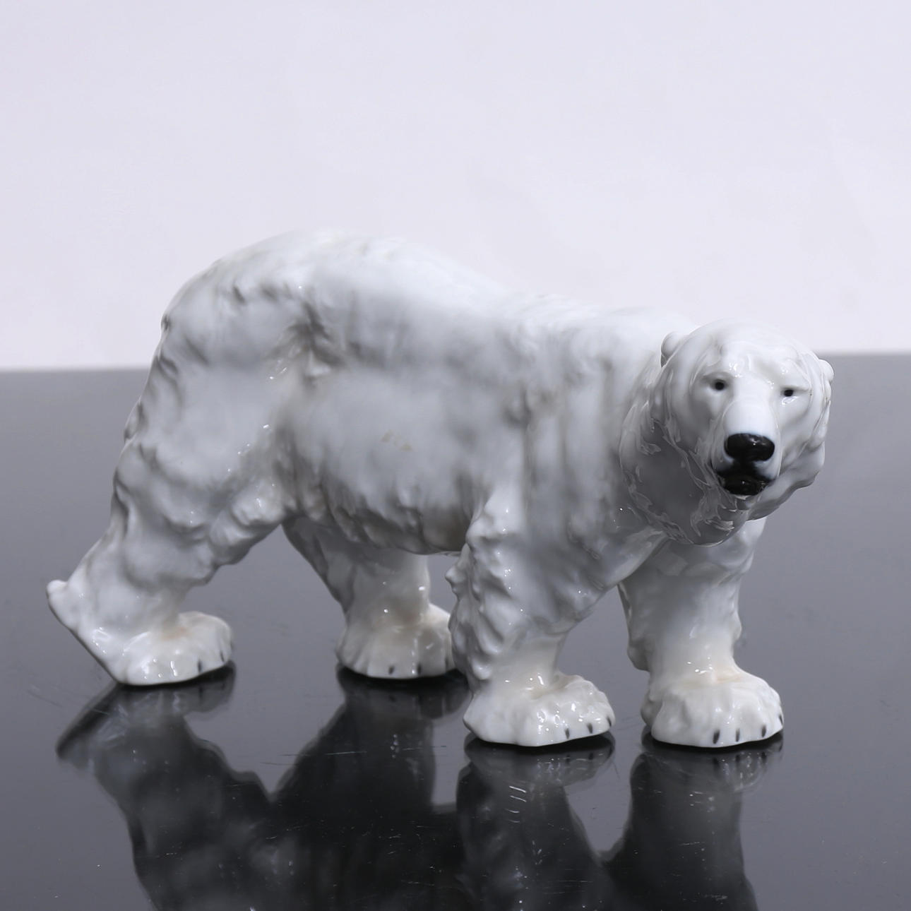 OTTO JARL. A porcelain figurine, Polar Bear, Meissen, Germany