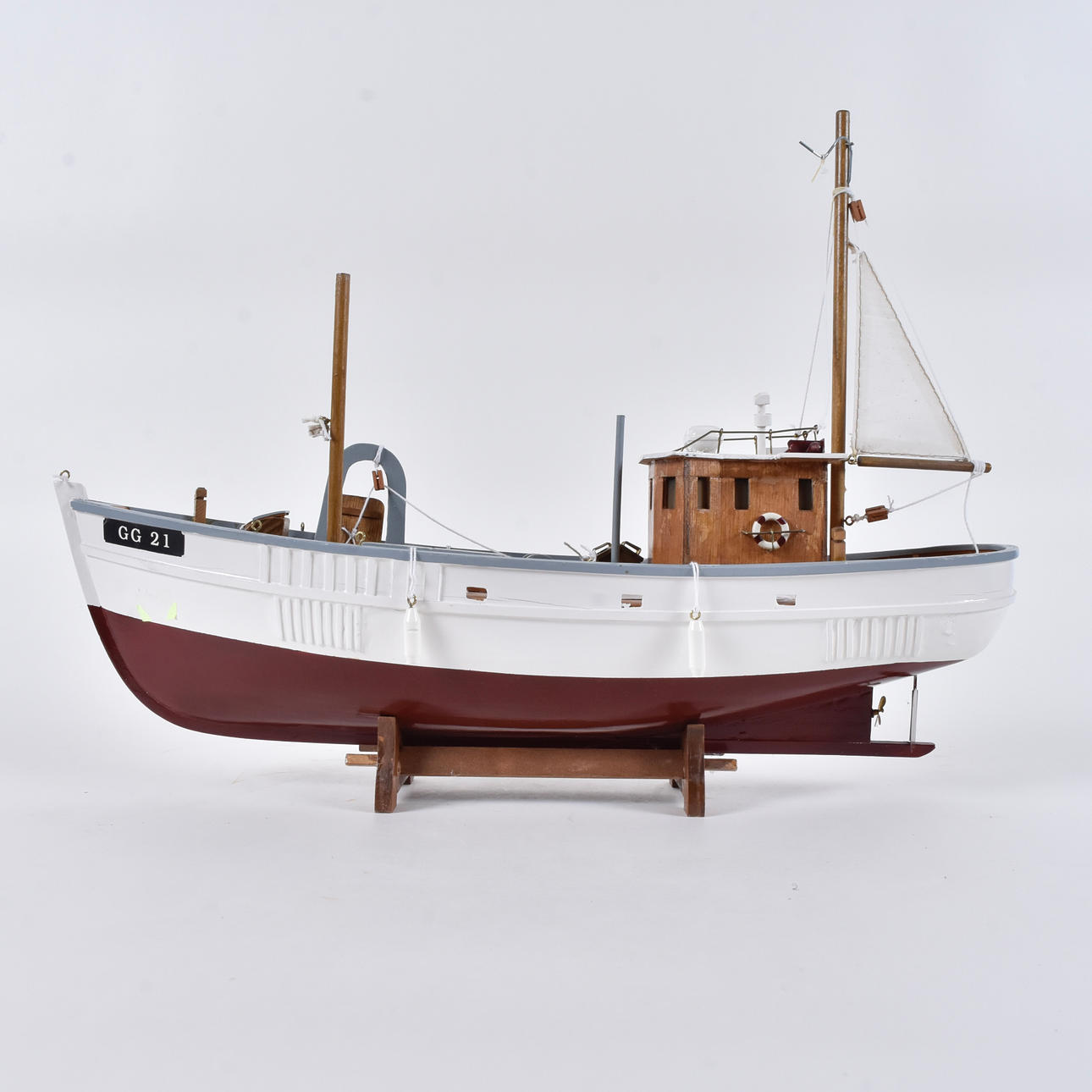 BÅDMODEL, træ, moderne fremstilling.