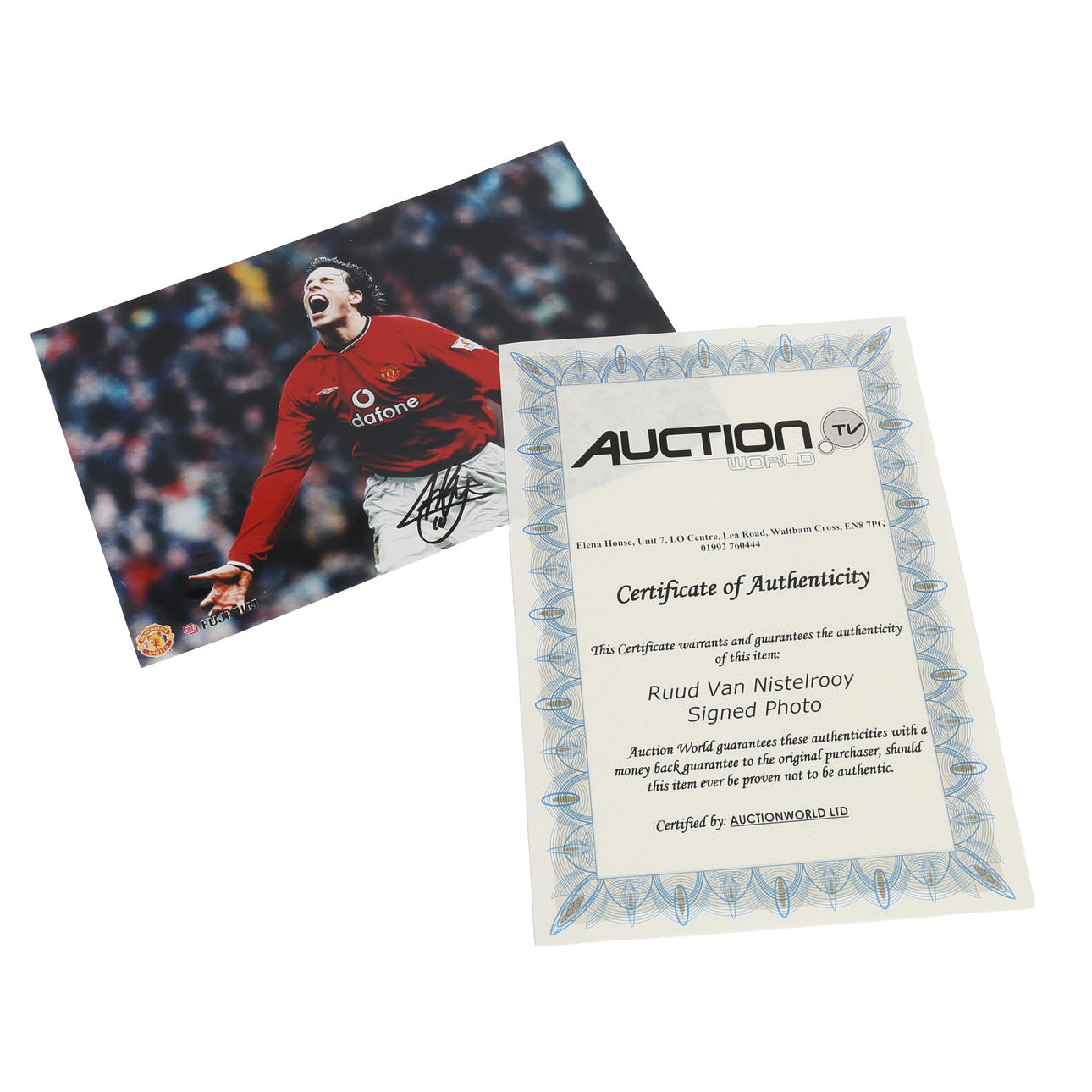 RUUD VAN NISTELROOY SIGNED PHOTOGRAPH.