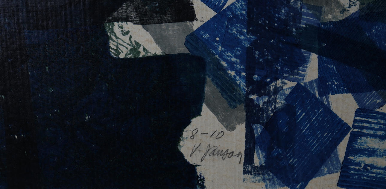 VIDE JANSON. Blandteknik, signerad.