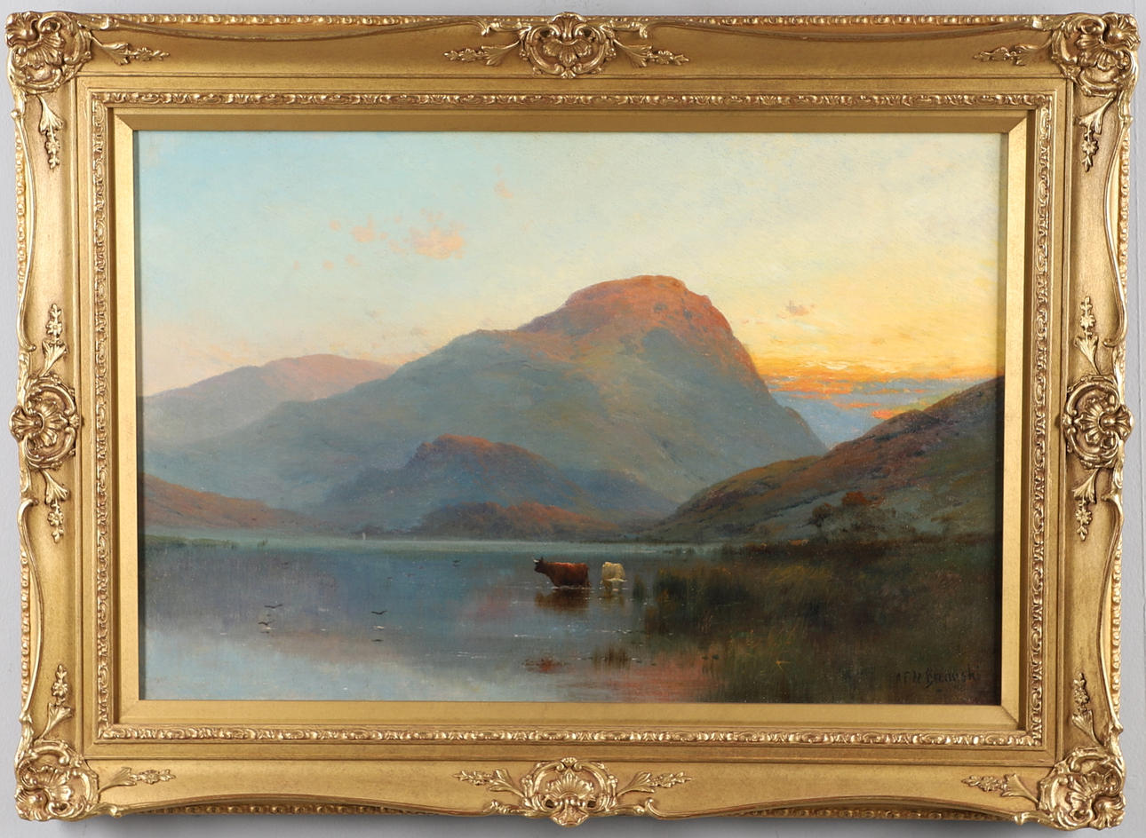 ALFRED FONTVILLE DE BREANSKI (1877-1957). EVENING, ULLSWATER.