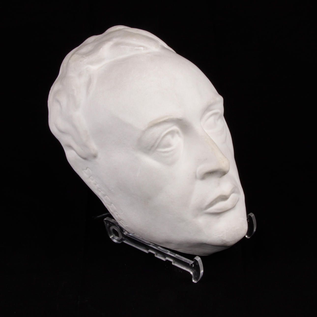 ANDERS MOHAMMAR. Skulptur, gips, Gösta Ekman, signerad och daterad.