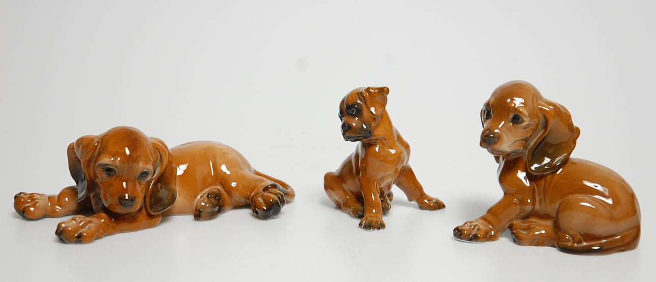 FIGURINER, 3 st porslin, Rosenthal.