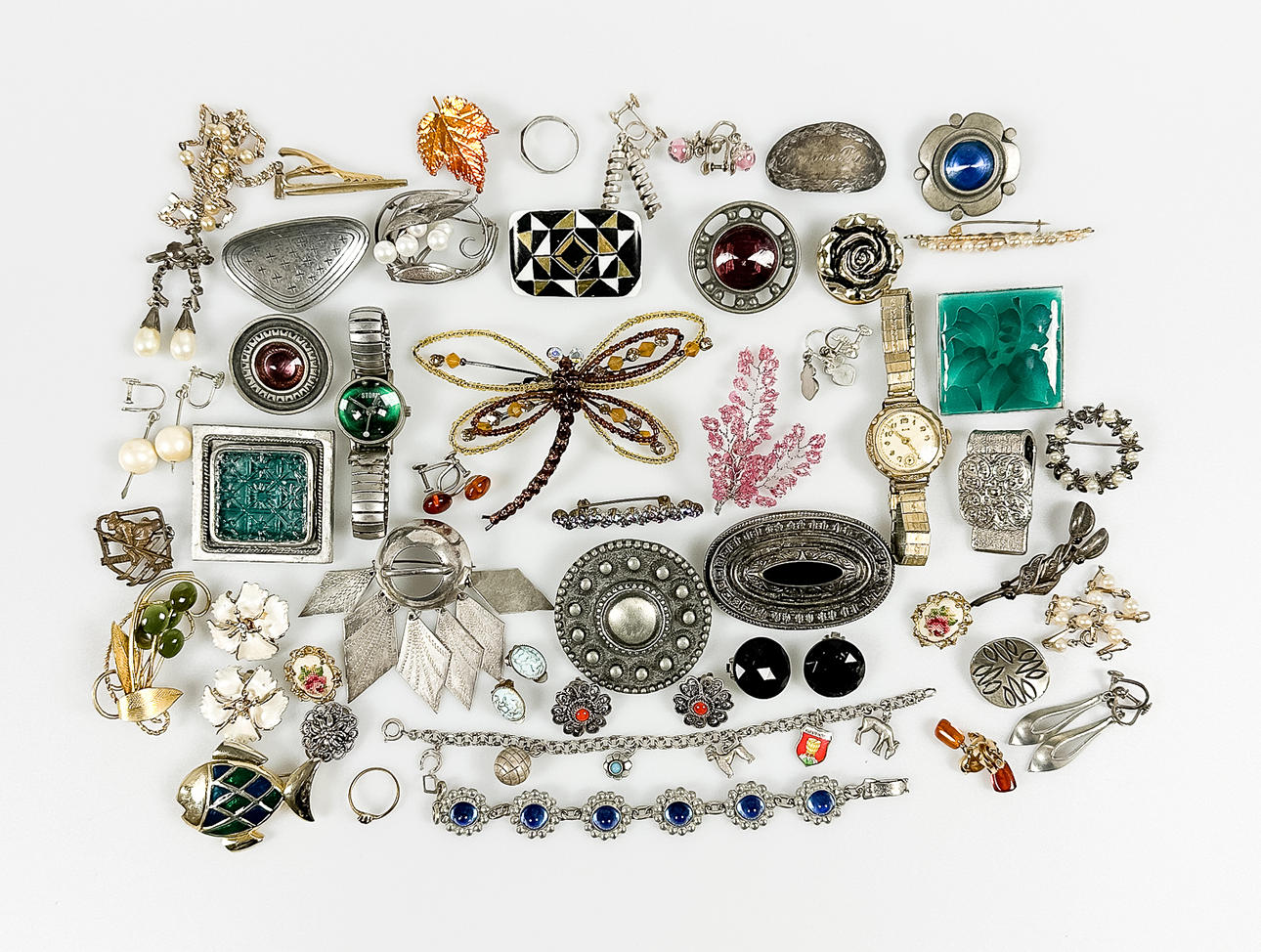 BIJOUTERIER, lote, plata, 530 gramos.