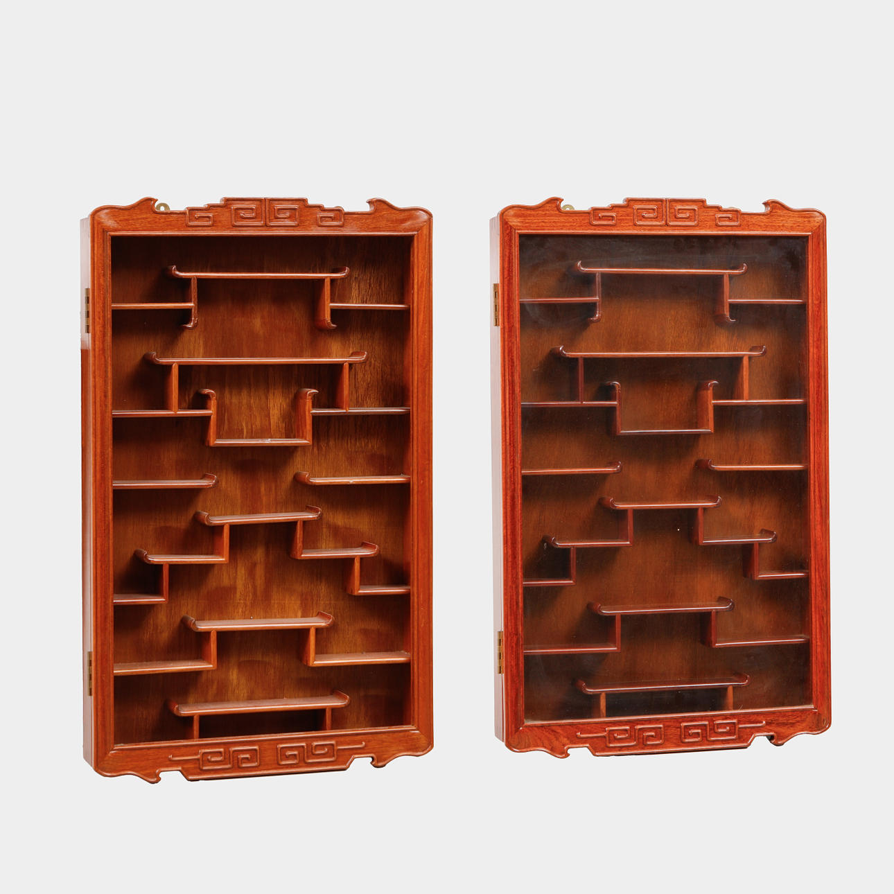 A 20th-century Chinese wall cabinet.