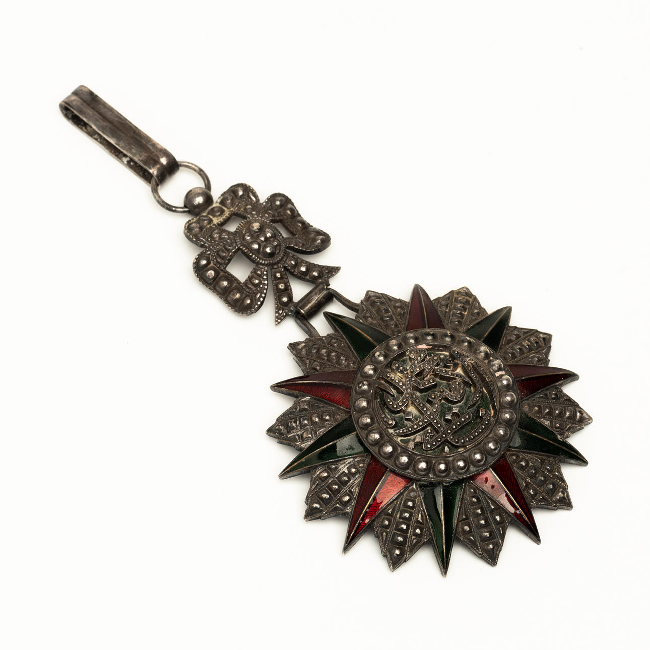 SIGN OF THE ORDER AND KRASCHAN, Order of Nichan Iftikar, silver, enamel ...