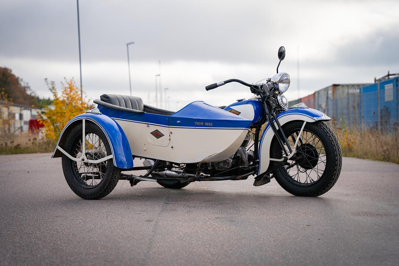 EINE HARLEY DAVIDSON VON 1935, Modell R, USA.