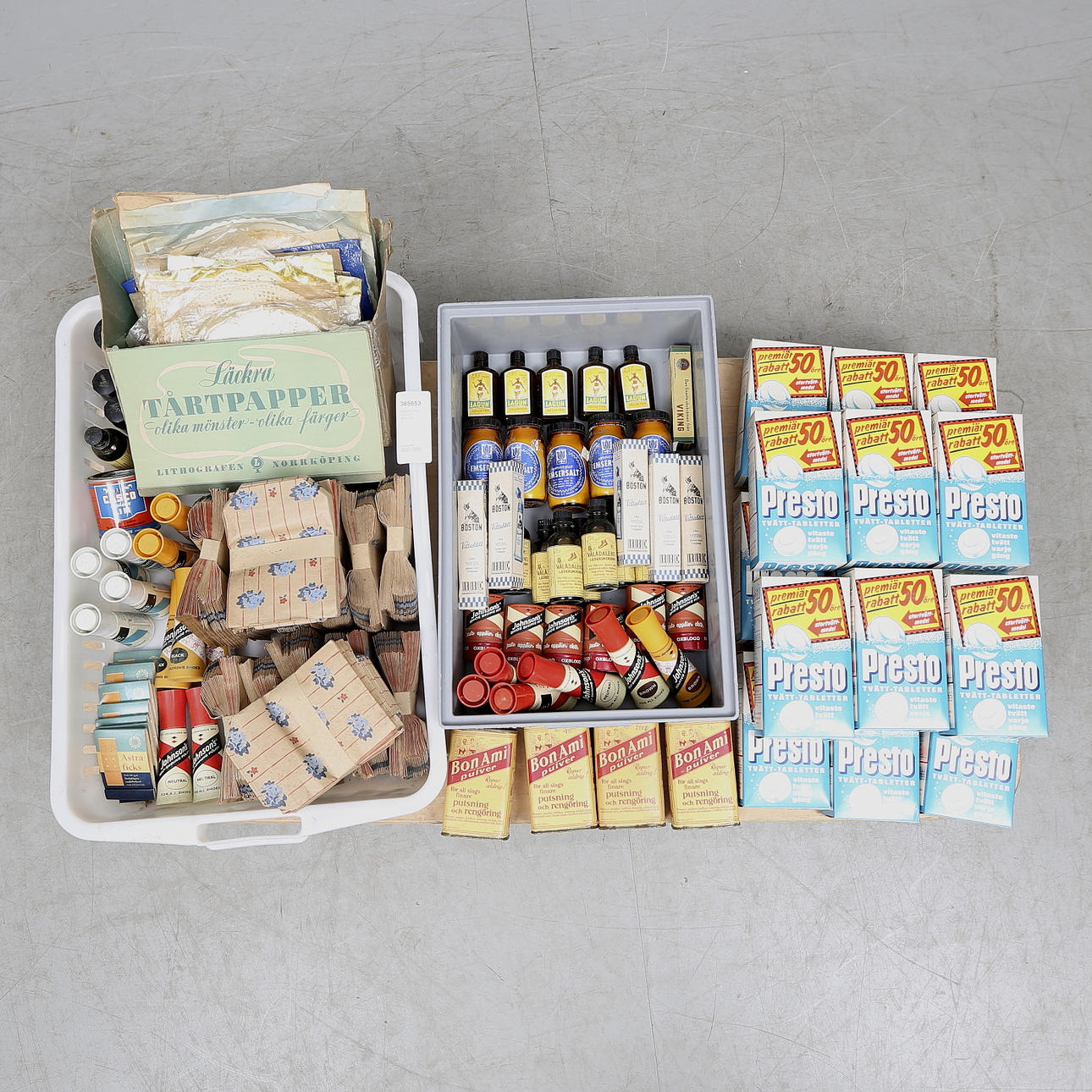 VARUPROVER, parti, 1950/60-tal.