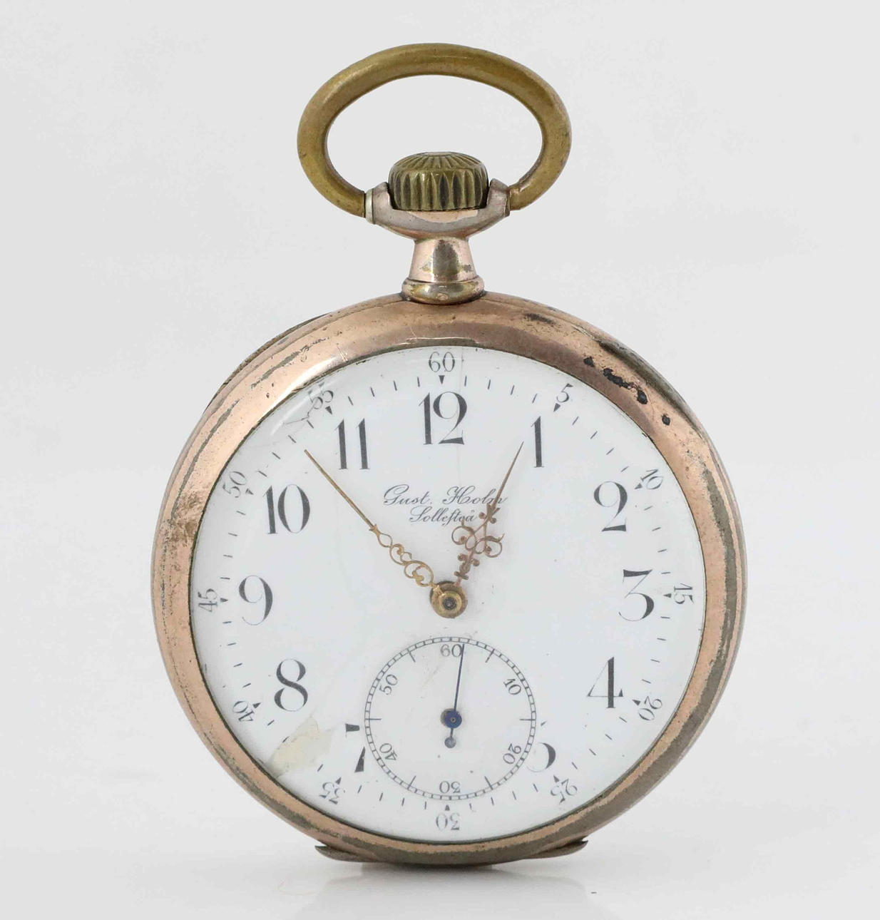 POCKET WATCH, Zenith, Silver, 54 mm.