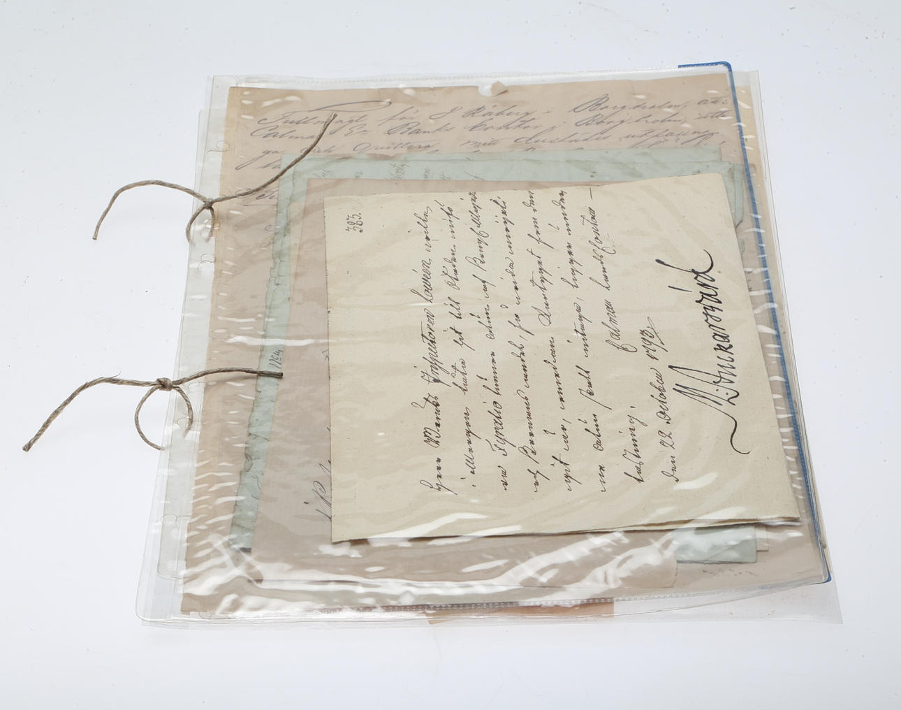 DOKUMENT, KVITTON M M, 17/18/1900-tal.