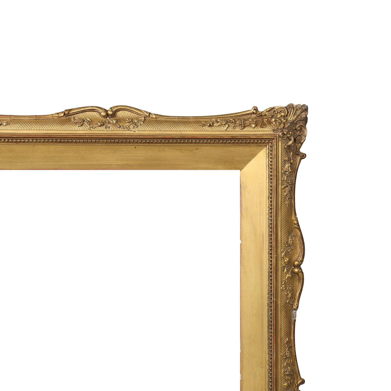 A 19TH CENTURY SWEPT COMPOSITION FRAME.