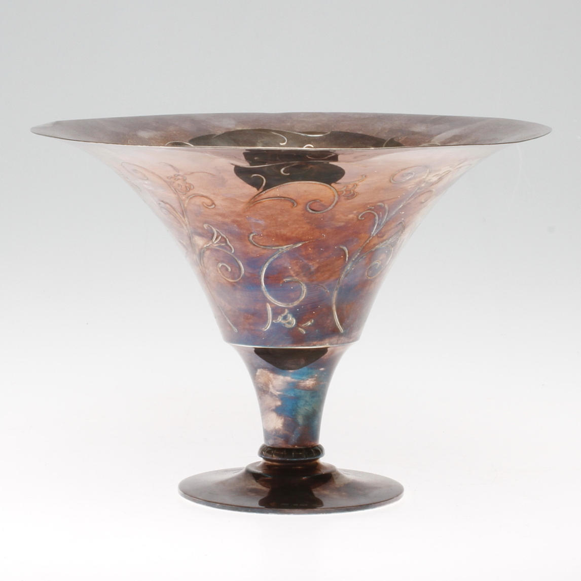 SKÅL, silver, GAB, Stockholm, 1920/30-tal, vikt ca. 528 gram.