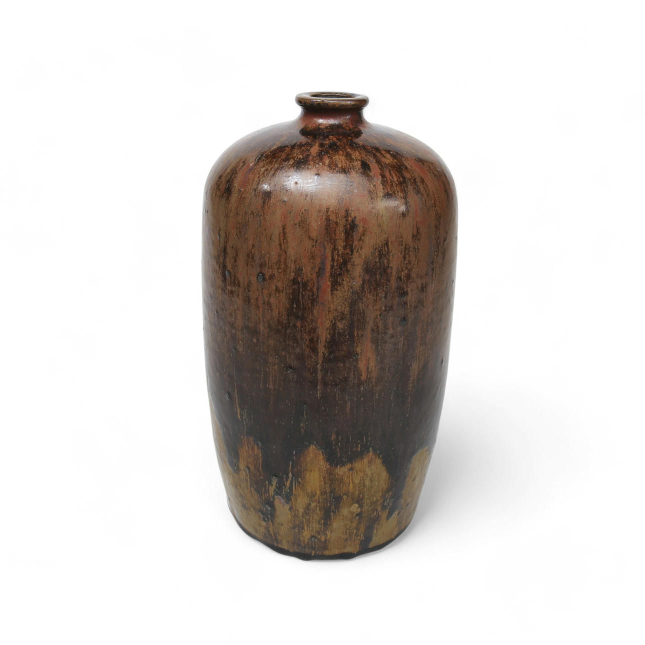 ROLF PALM. Vase, glazed stoneware, larger model, Mölle, signed, dated 1969.