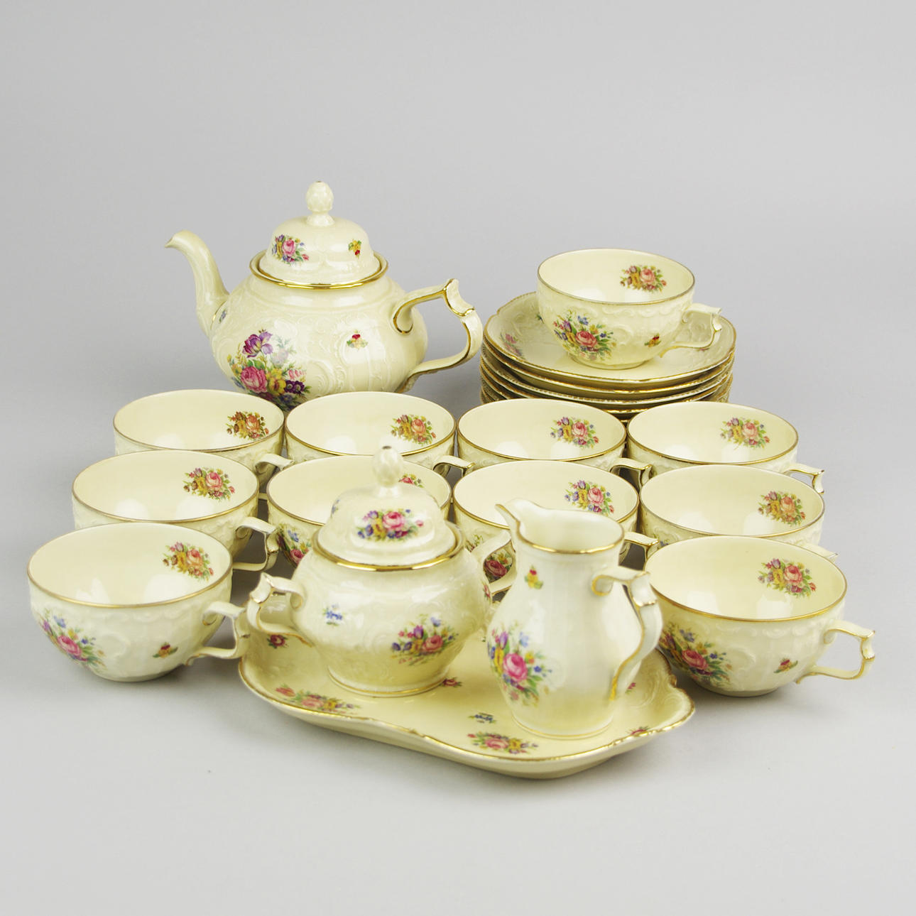 TESERVIS, porslin, "Sanssouci", Rosenthal.