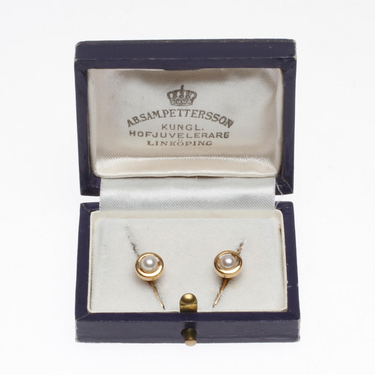 KRAGKNAPPAR, ett par, 18k guld, vikt ca 2,1 gram.