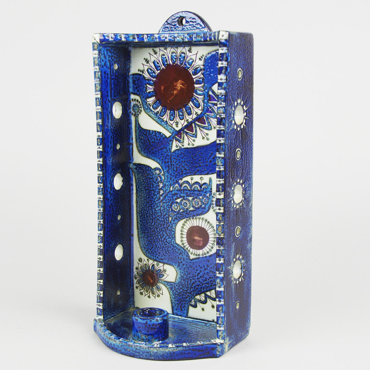 VÄGGLJUSSTAKE, porslin, Fajance, Royal Copenhagen.