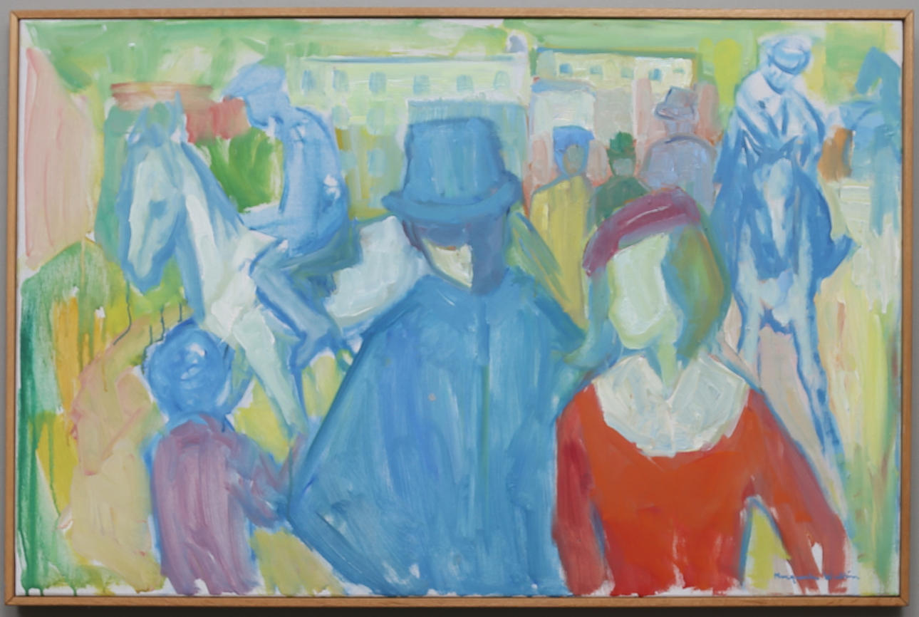 MARGARETA WALLIN. Olja på duk, signerad.