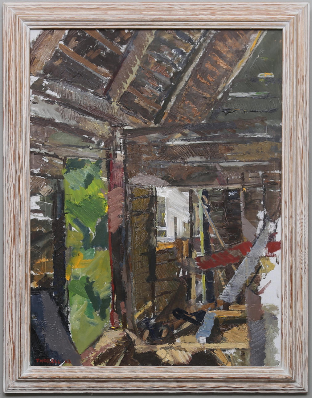 PÄR THORELL. Olja på duk, signerad och daterad 63.