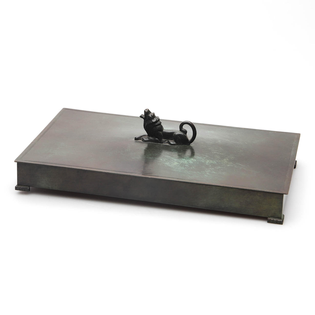 GAB SPELLSKRIN, bronze, Art Deco, 1930-tal.