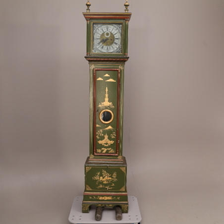 ZACHARIAS BESCHE. GOLVUR, trä, urtavlan signerad Zacharias Besche, tidigt 1700-tal.