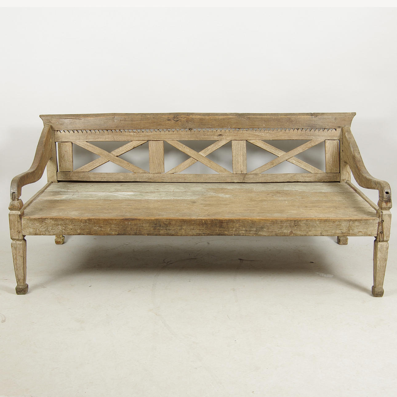 SOFFA, teak, kolonialarbete.