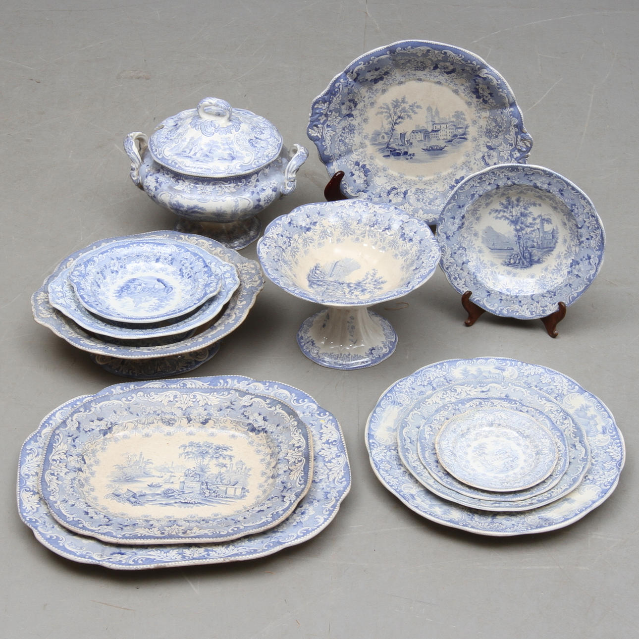 /SERVISDELAR, 119 delar, porslin, Rörstrand, 18/1900-tal.