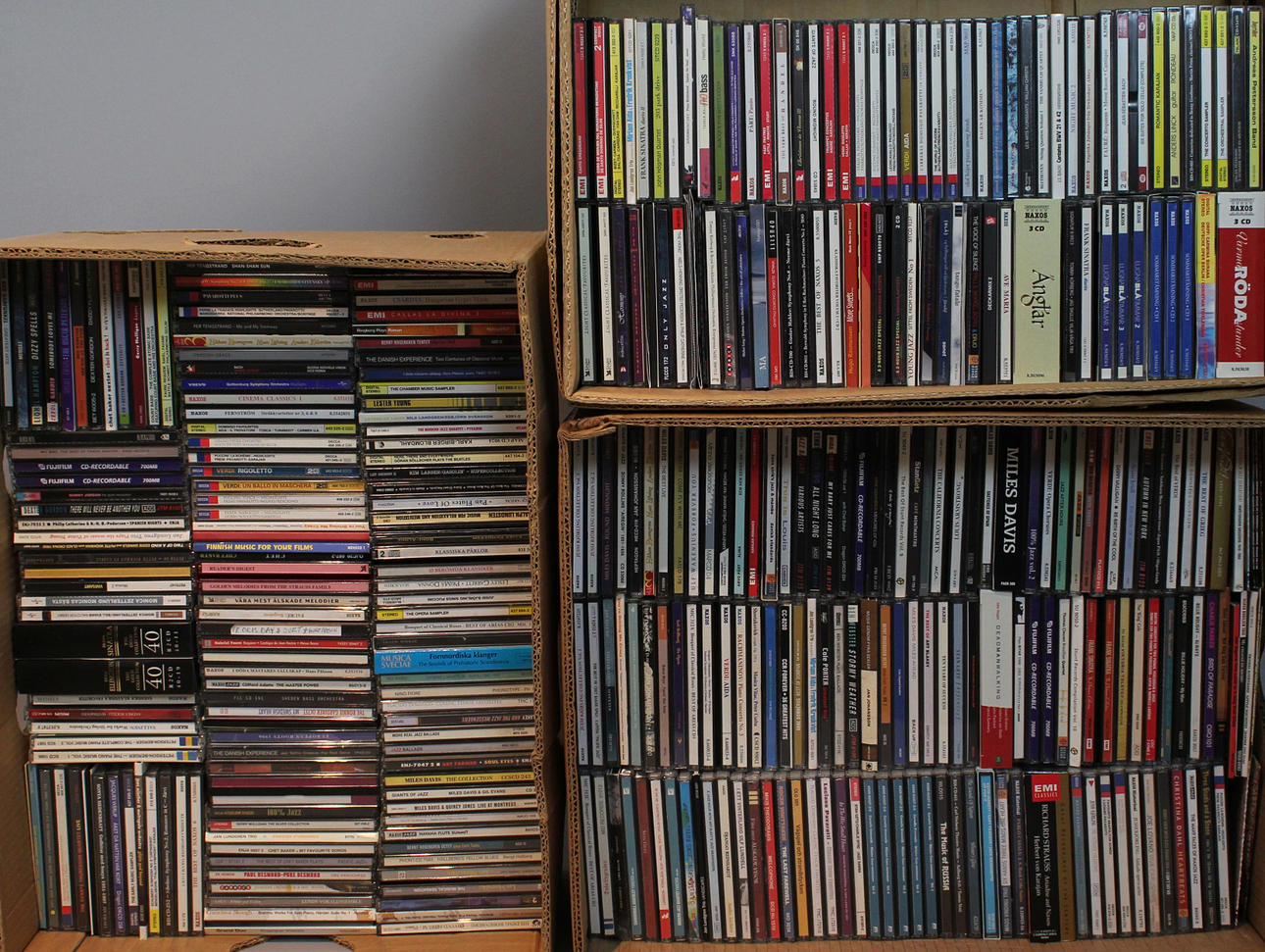 Parti CD skivor (400). Blandad musik.