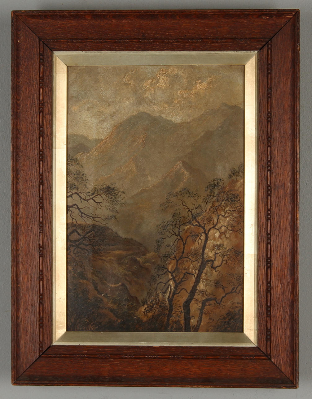 OKÄND KONSTNÄR. Bergslandskap, olja på duk, osignerad, England, 1800-tal.