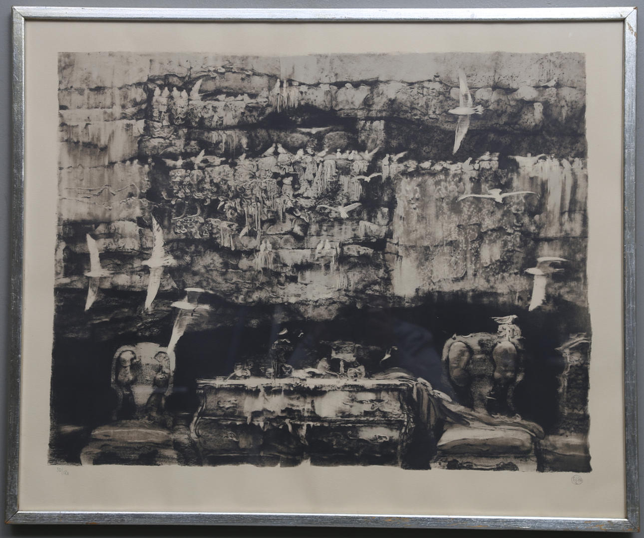 ROJ FRIBERG. Litografi, monogramsignerad, numrerad 30/120 och daterad 76.