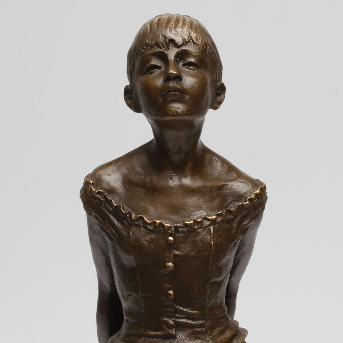 EDGAR DEGAS. EFTER. SKULPTUR, brons, signerad.