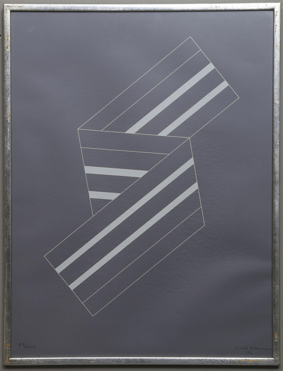 ESKIL HANSSON. Färglitografi, signerad, numrerad 28/400 och daterad 76.