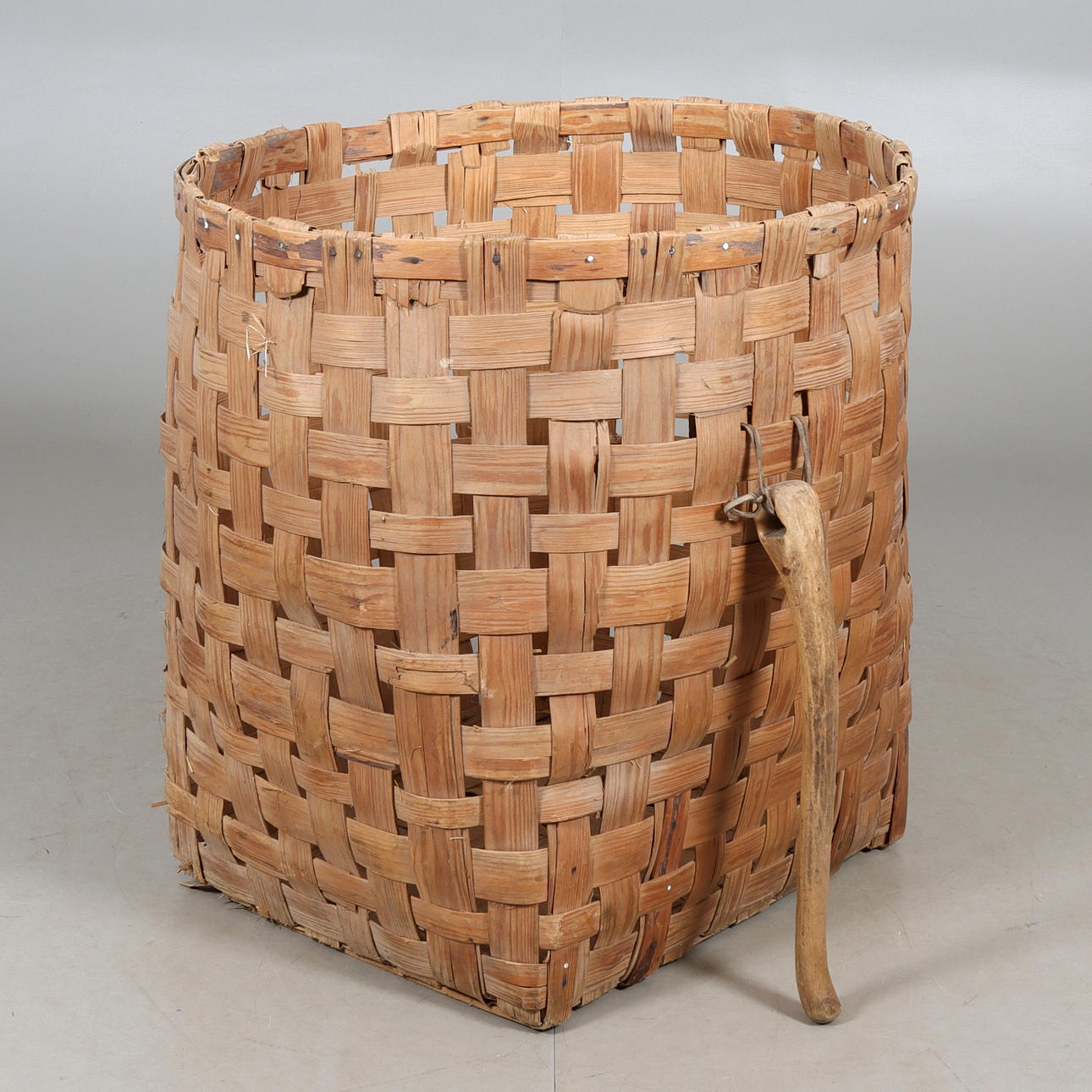 SPÅNKORG, sk. Höskruck, spån, 1900-tal.