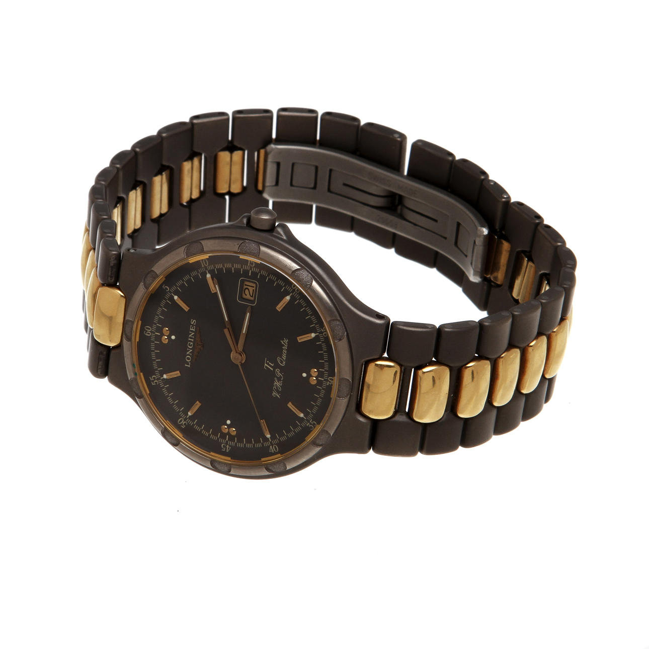 HERRARMBANDSUR, Conquest Titanium, Longines. 1984.