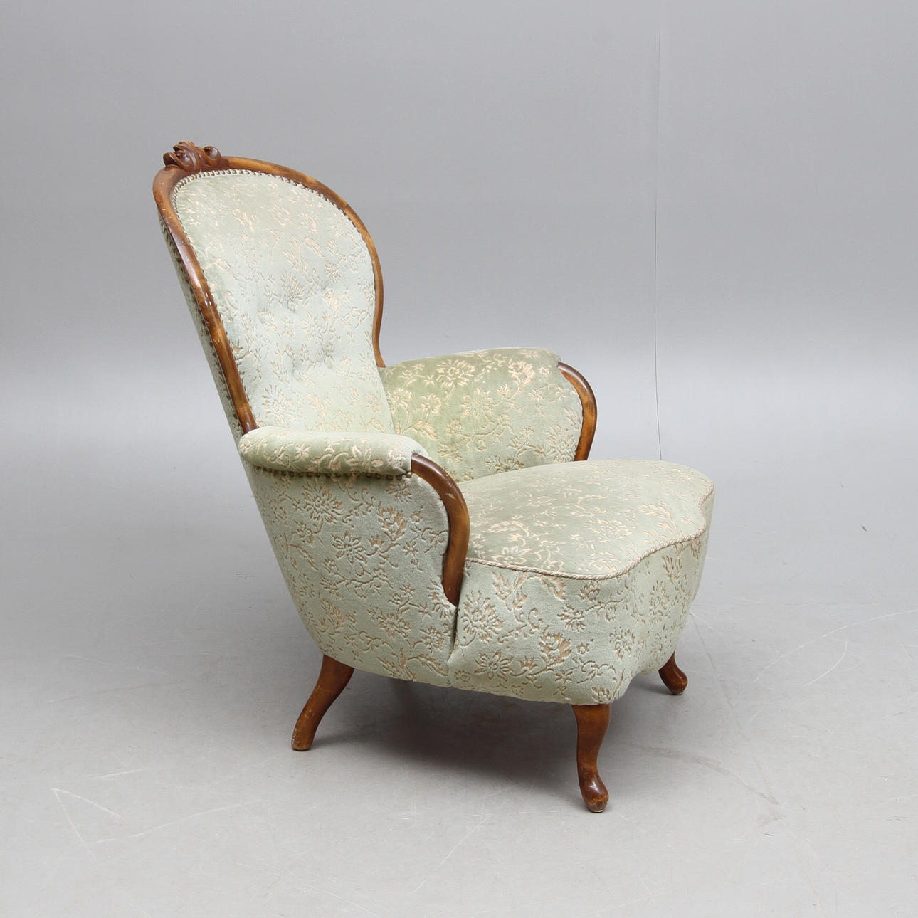 FÅTÖLJ, nyrokokostil, 1900-talets slut.