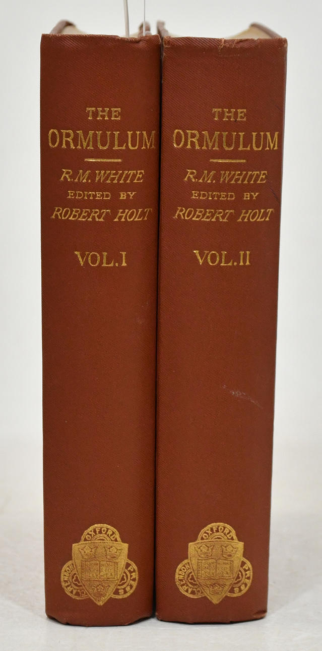 The Ormulum. Vol. 1 - 2 1878 1st ed.