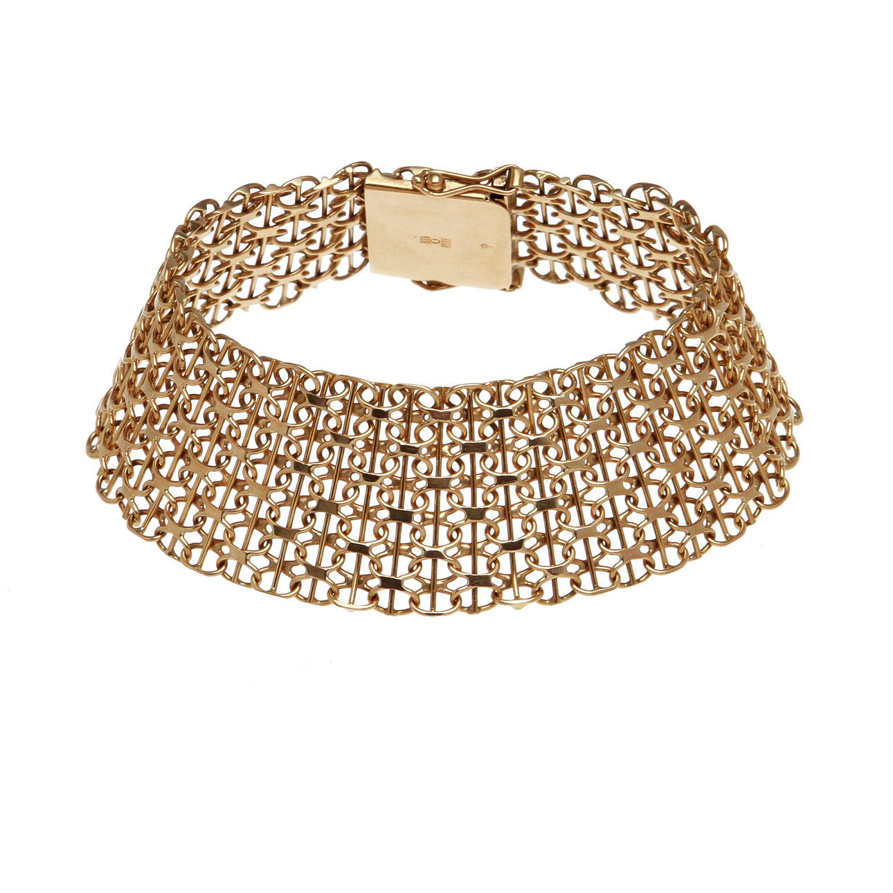 ARMBAND, 18 K guld, vikt 27 gram.