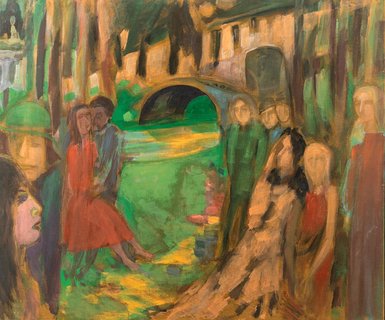 VIKTOR CHUDIN (1936-2016). In the park.