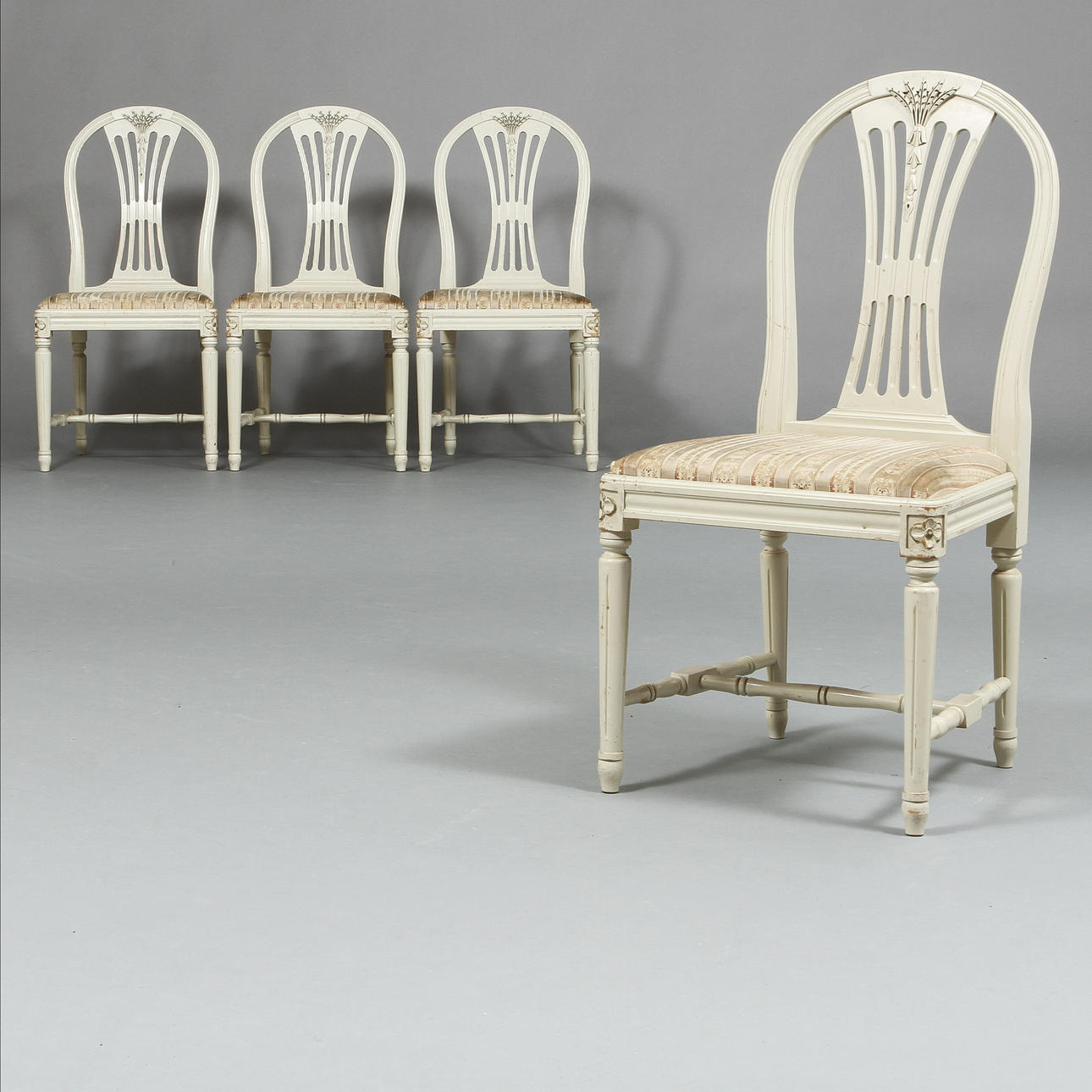 STOLAR, 4 st, gustaviansk stil, 1900-tal.