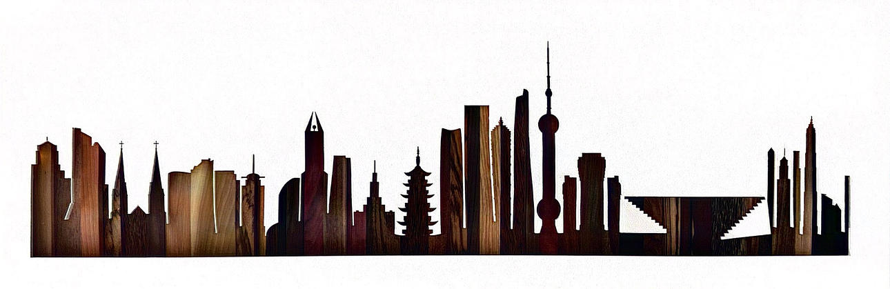 UPPLYSANDE PANORAMA SHANGHAI.