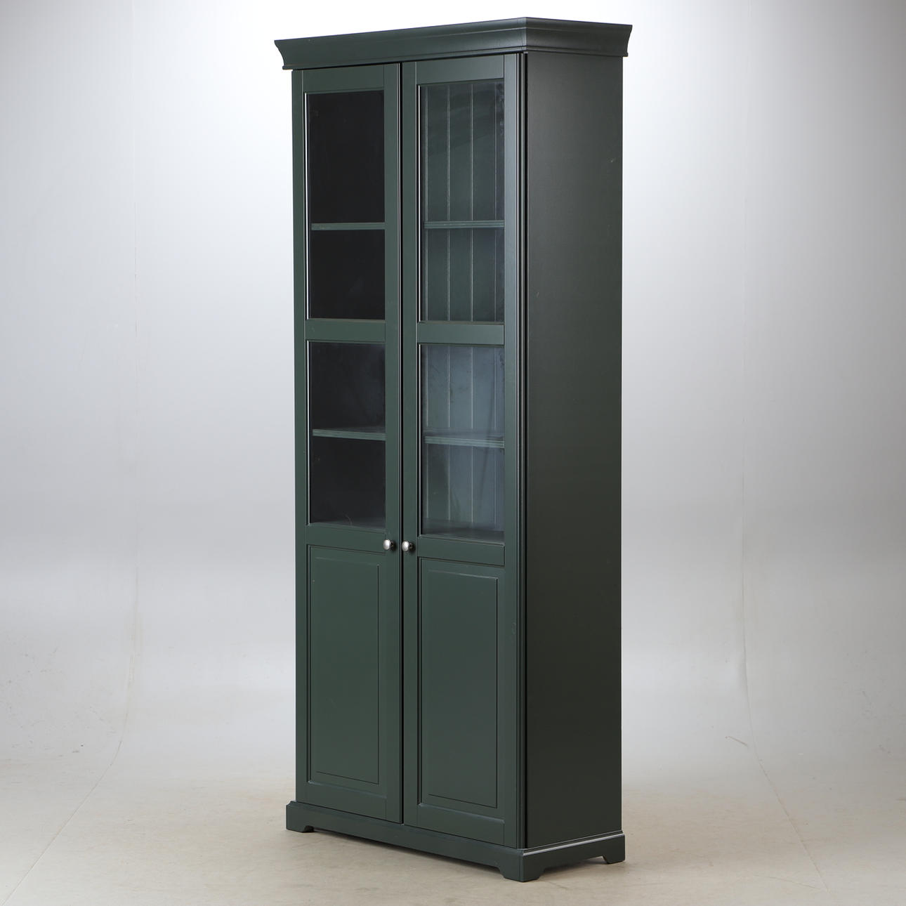 BÜCHERSCHRANK, „Liatorp“, grün lackiert, Ikea.