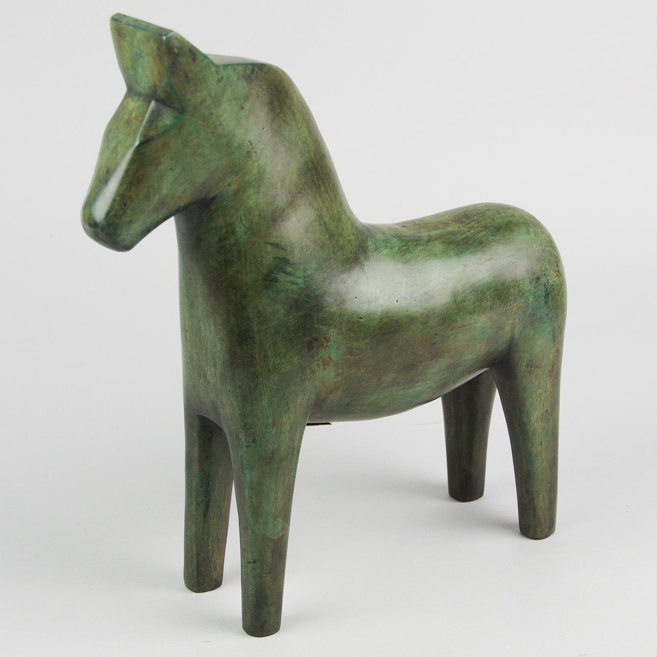 ANDREAS WARGENBRANT. Skulptur, dalahäst, brons.