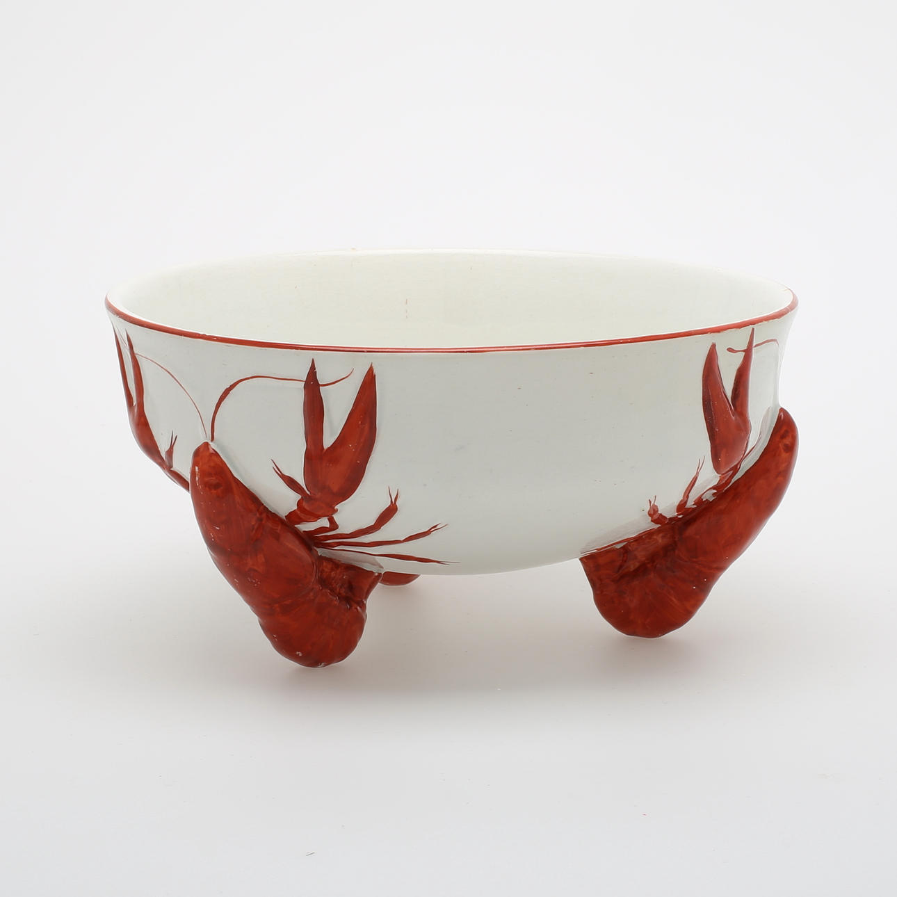 KRÄFTSKÅL, flintgods, Rörstrand, 1900-talets första hälft.