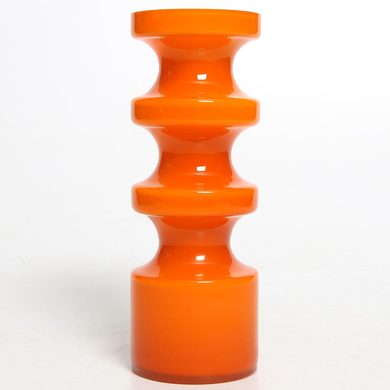 VAS, glas, P.O. Ström, Alsterfors glasbruk, signerad, 1970.