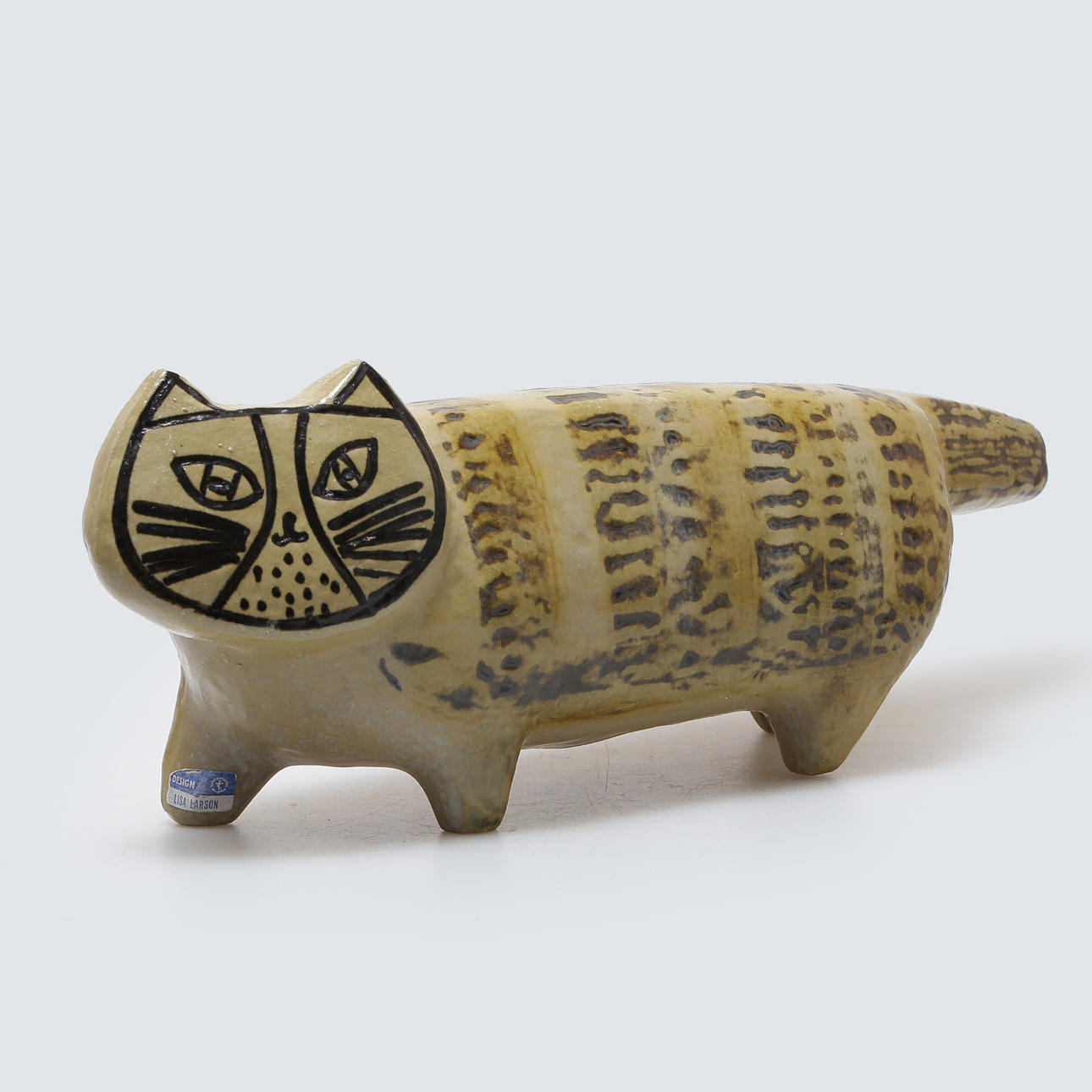 LISA LARSON, STOR KATT (33cm) GUSTAVSBERG.