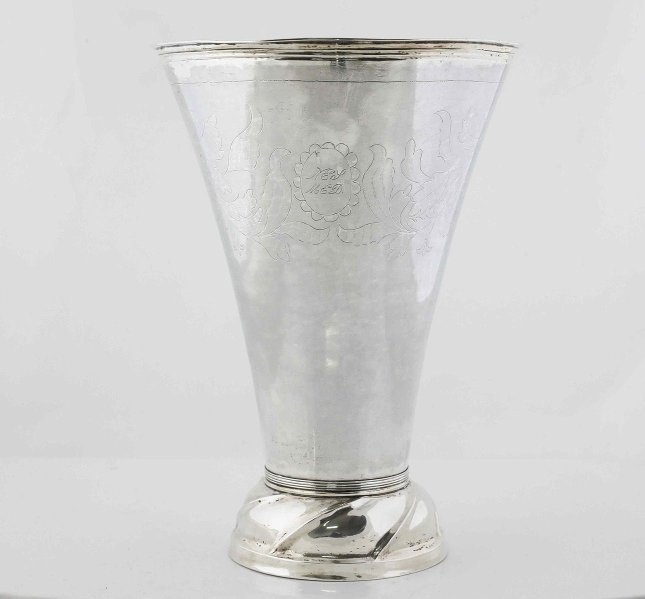 ANDERS BACKMAN. bägare, silver, Hudiksvall, 1853.