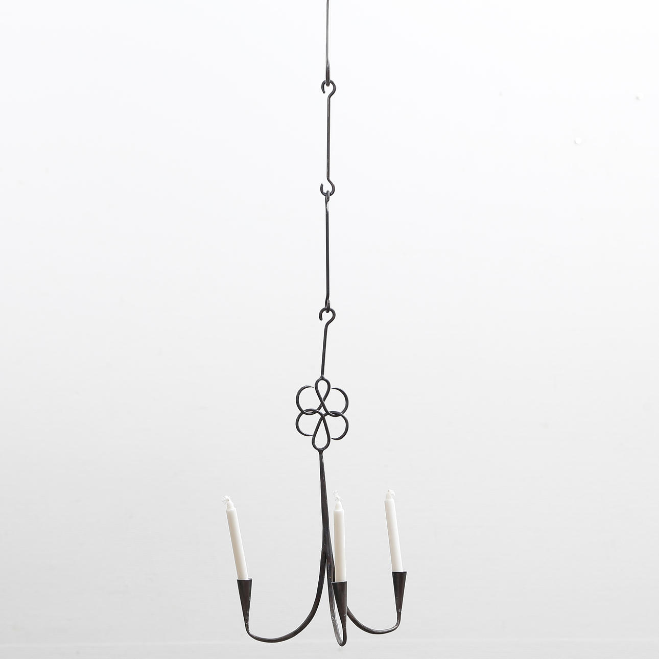 SMALL WROUGHT CANDLESTICK, HENNING JOHANSSON, IRONSMITH.