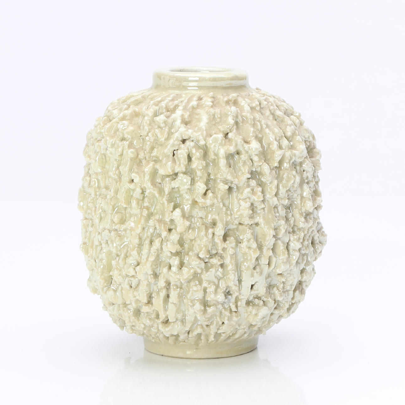 GUNNAR NYLUND. Vase. “Chamotte”, Rörstrand. Marked underneath.