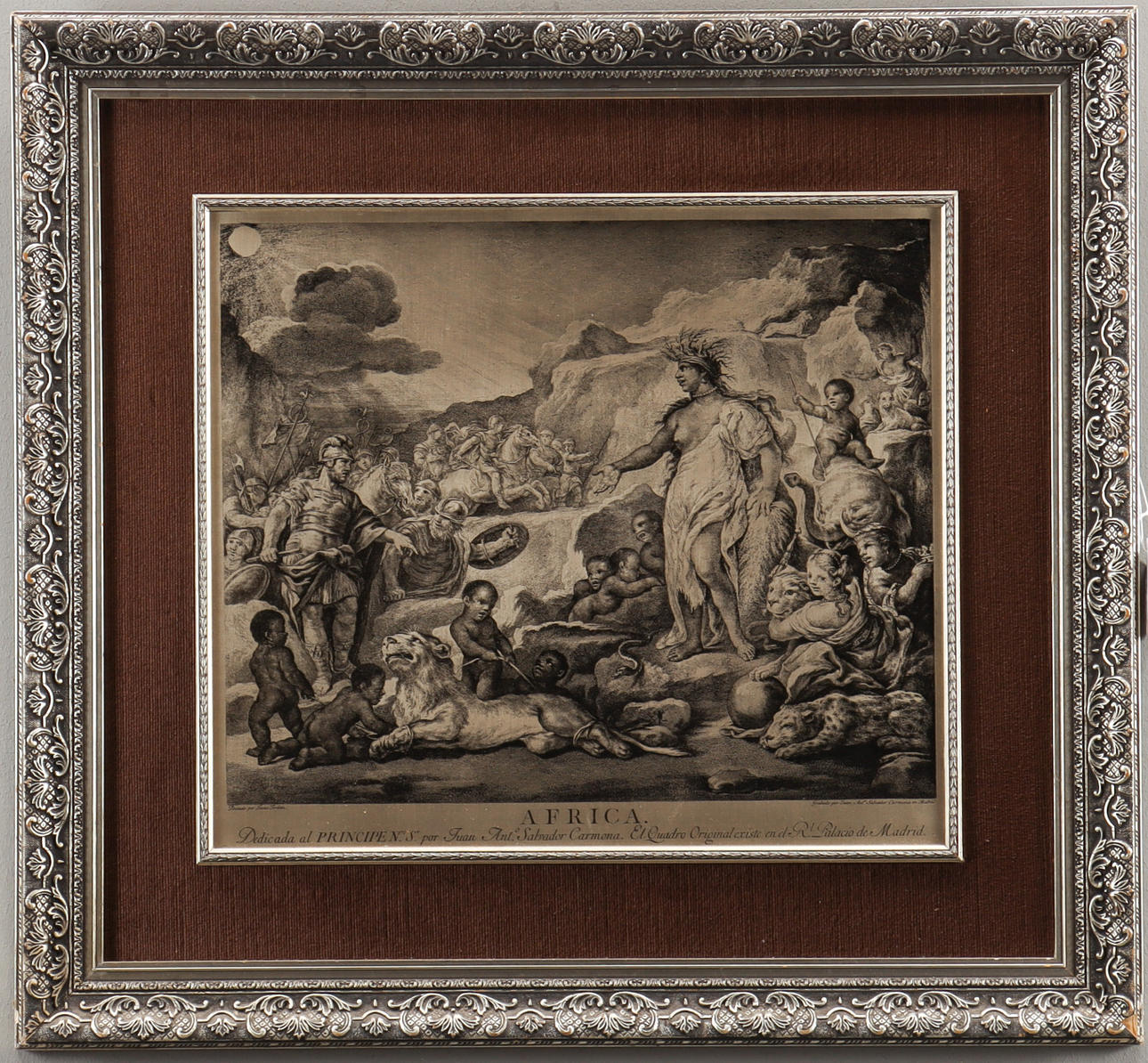 REPRODUKTION ÄLTERER KUPFERSCHNITT.