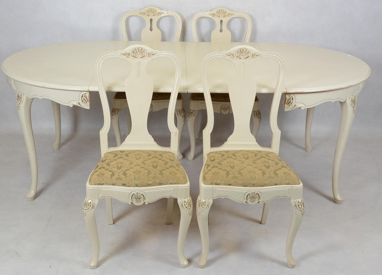 MATGRUPP, 5 delar, rokokostil, 1900-tal.